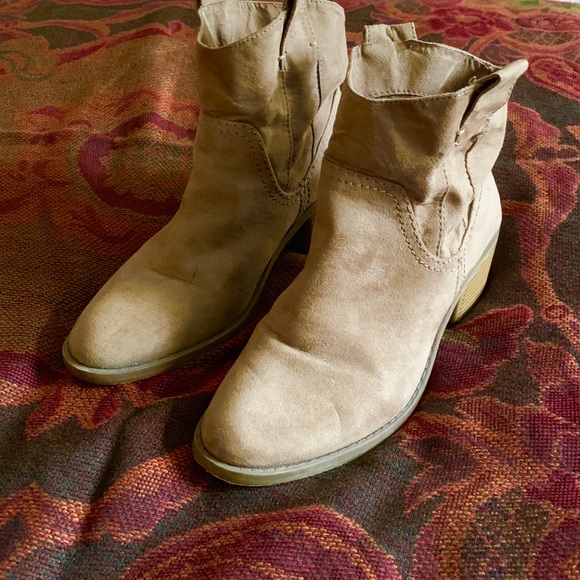 COPY - Ankle Suede Boots - Picture 3 of 5